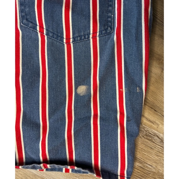 Vintage 90s Liz Claiborne : striped soft denim shorts - Picture 15 of 15